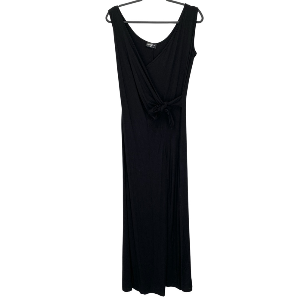 Miik Jumpsuit Womens Small Black Soft Stretchy Comfort Bamboo Made in Canada
